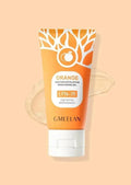 Orange Exfoliating Gel for All Skin Types - Natural Face Scrub Cream